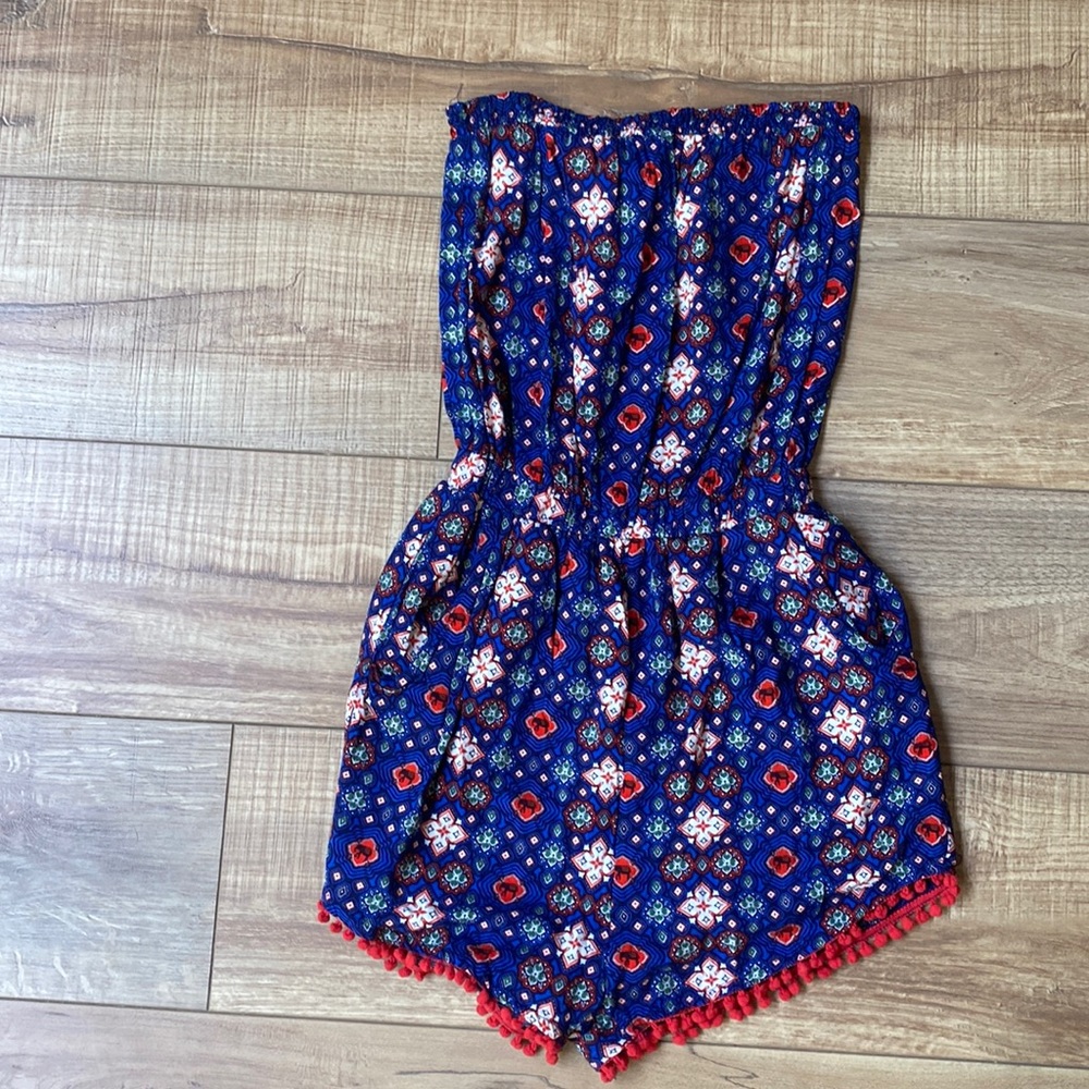 Alya elephant romper with pockets size small